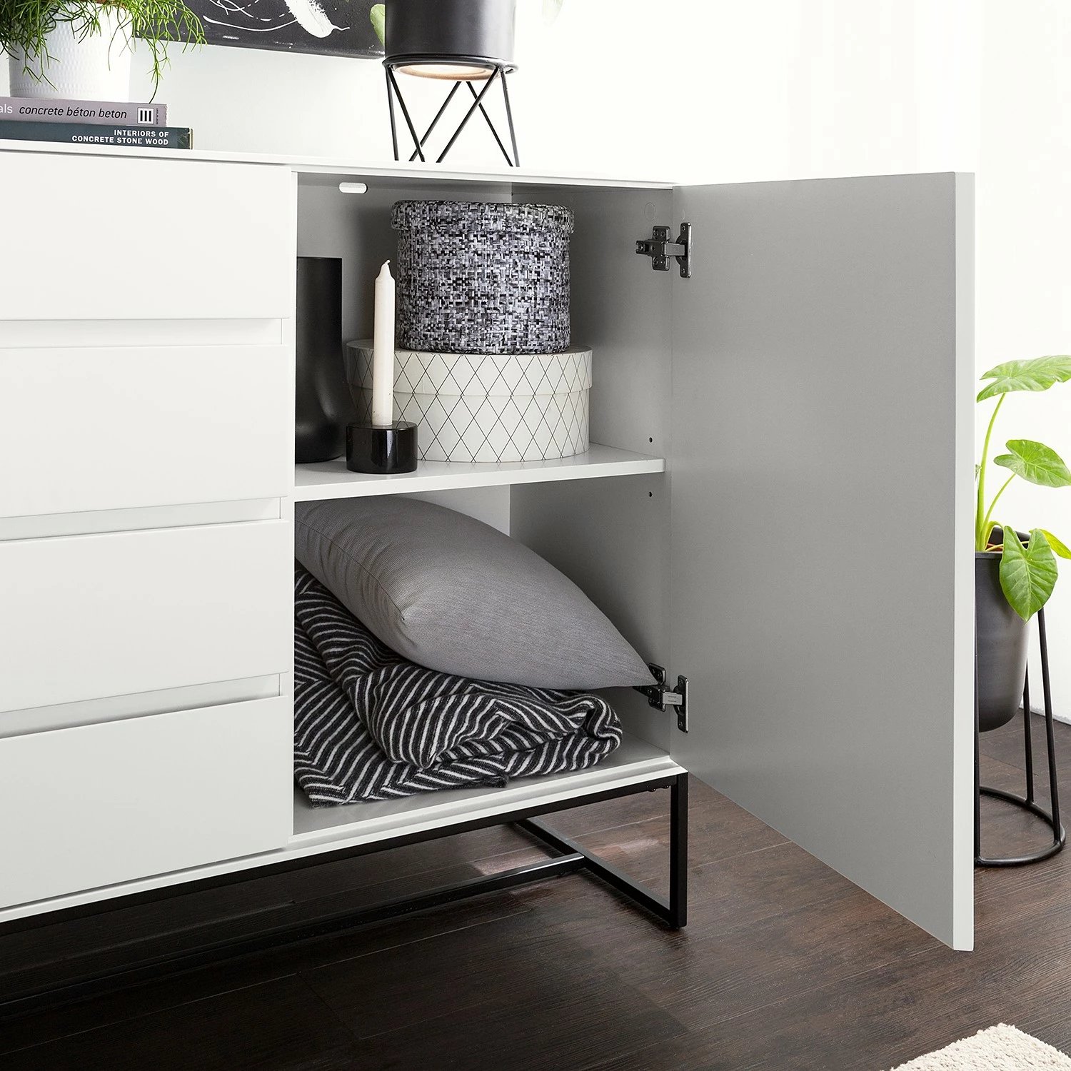 Fredriks Sideboard Zaddy II - Weiß 26 Fredriks Sideboard Zaddy II - Weiß – Bild 24