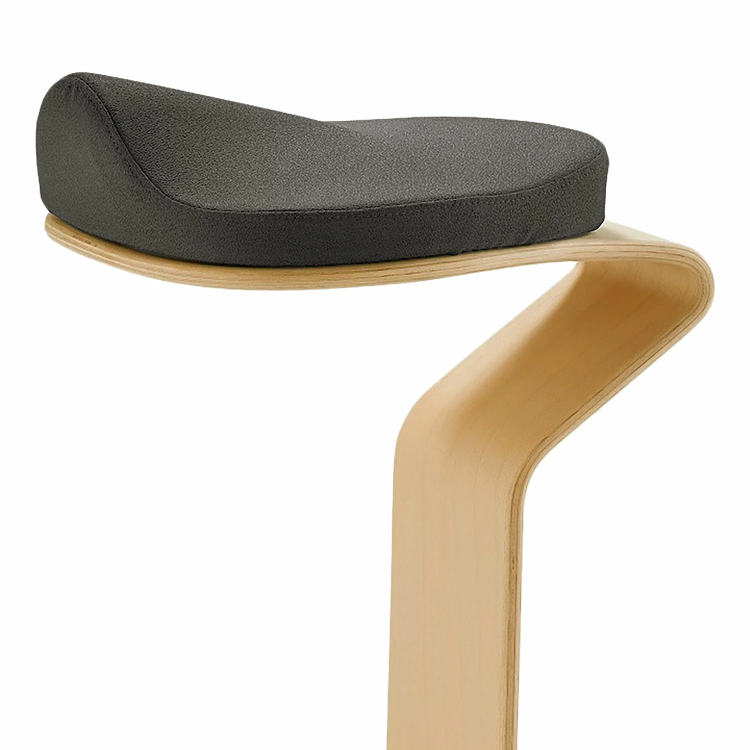 Mayer Sitzmöbel Hocker myERCOLINO - Laneve-Wolle / Echtholzfunier - Anthrazit 4 Mayer Sitzmöbel Hocker myERCOLINO - Laneve-Wolle / Echtholzfunier - Anthrazit – Bild 2