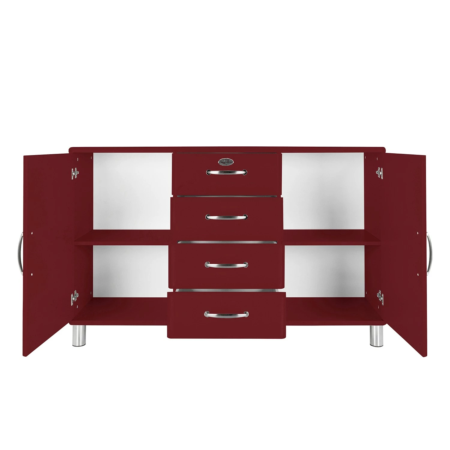Tenzo Sideboard Malibu I - Weinrot 4 Tenzo Sideboard Malibu I - Weinrot – Bild 2