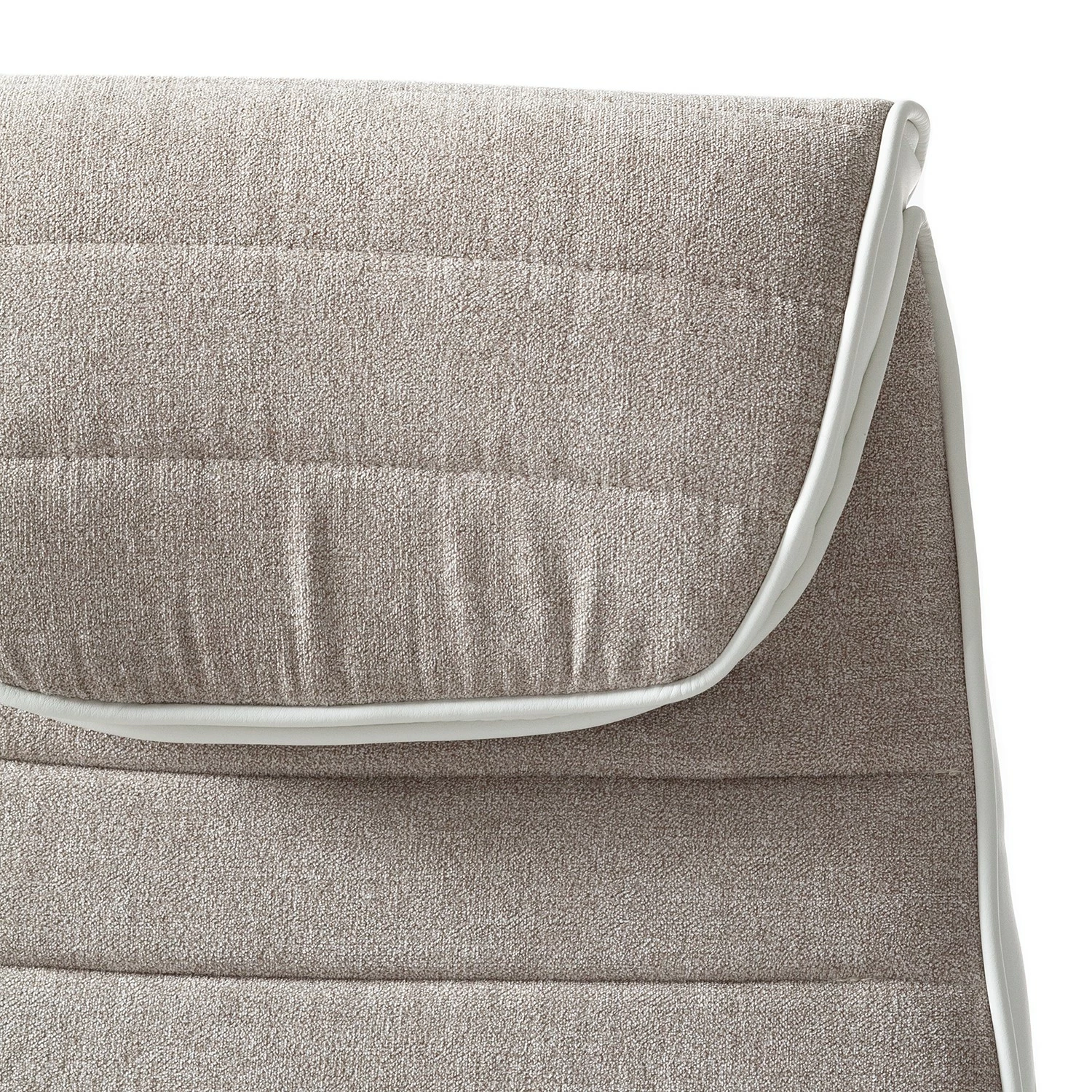 Furnitive Chefsessel Austinmer - Mikrofaser / Kunstleder - Beige / Weiß 8 Furnitive Chefsessel Austinmer - Mikrofaser / Kunstleder - Beige / Weiß – Bild 6