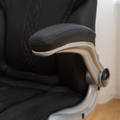 Furnitive Chefsessel Baylor XXL Kunstleder - Microfaser / Kunststoff - Schwarz -BÜROMÖBEL Verkaufsgeschäft 1000147213 201012 11160300043 DETAILS P000000001000147213