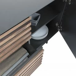 Norrwood Sideboard Kipra - Echtholzfurnier - Walnuss / Graphit -BÜROMÖBEL Verkaufsgeschäft 1000150226 181214 16440300079 GALLERYIMAGES P000000001000150226