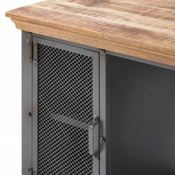 Ars manufacti Schreibtisch Hunter II - Mango massiv / Metall - Mango / Silber -BÜROMÖBEL Verkaufsgeschäft 1000150447 210630 15210600010 DETAILS P000000001000150447