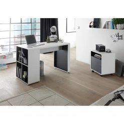 Loftscape Schreibtisch Cooks Hill - Matt Weiß / Matt Anthrazit -BÜROMÖBEL Verkaufsgeschäft 1000150737 190110 15124600002 MOOD GALLERYIMAGES P000000001000150737 mood