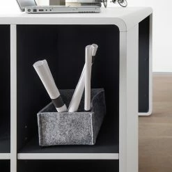 Loftscape Schreibtisch Cooks Hill - Matt Weiß / Matt Anthrazit -BÜROMÖBEL Verkaufsgeschäft 1000150737 190110 15124600004 GALLERYIMAGES P000000001000150737