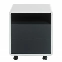 Loftscape Rollcontainer Cooks Hill - Matt Anthrazit / Matt Weiß -BÜROMÖBEL Verkaufsgeschäft 1000150738 190110 15124600008 GALLERYIMAGES P000000001000150738