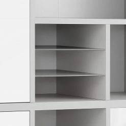 Maja Möbel Aktenschrank Set Plus V - Farbe - Weiß / Platingrau -BÜROMÖBEL Verkaufsgeschäft 1000152679 190123 10093000017 GALLERYIMAGES P000000001000152679