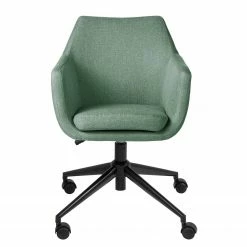 Mørteens Bürodrehstuhl Nicholas II - Webstoff Cors: Mintgrau - Schwarz -BÜROMÖBEL Verkaufsgeschäft 1000153565 190130 09415900003 GALLERYIMAGES P000000001000153565