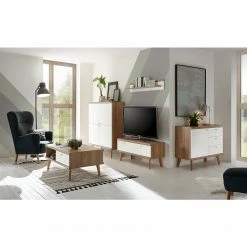 Norrwood Kommode Gyland - Matt Weiß / Eiche Riviera Dekor -BÜROMÖBEL Verkaufsgeschäft 1000164005 190307 08392100033 MOOD GALLERYIMAGES P000000001000164005 mood