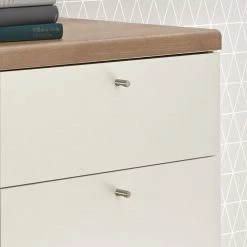 Norrwood Kommode Gyland - Matt Weiß / Eiche Riviera Dekor -BÜROMÖBEL Verkaufsgeschäft 1000164005 190307 08392200037 GALLERYIMAGES P000000001000164005