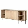 Norrwood Sideboard Longavi - Mango massiv / Metall - Mango / Schwarz