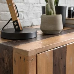 Ars manufacti Sideboard Tamati II - Pinie massiv / Eisen - Pinie / Schwarz -BÜROMÖBEL Verkaufsgeschäft 1000166787 200117 06085800008 MOOD DETAILS P000000001000166787 mood