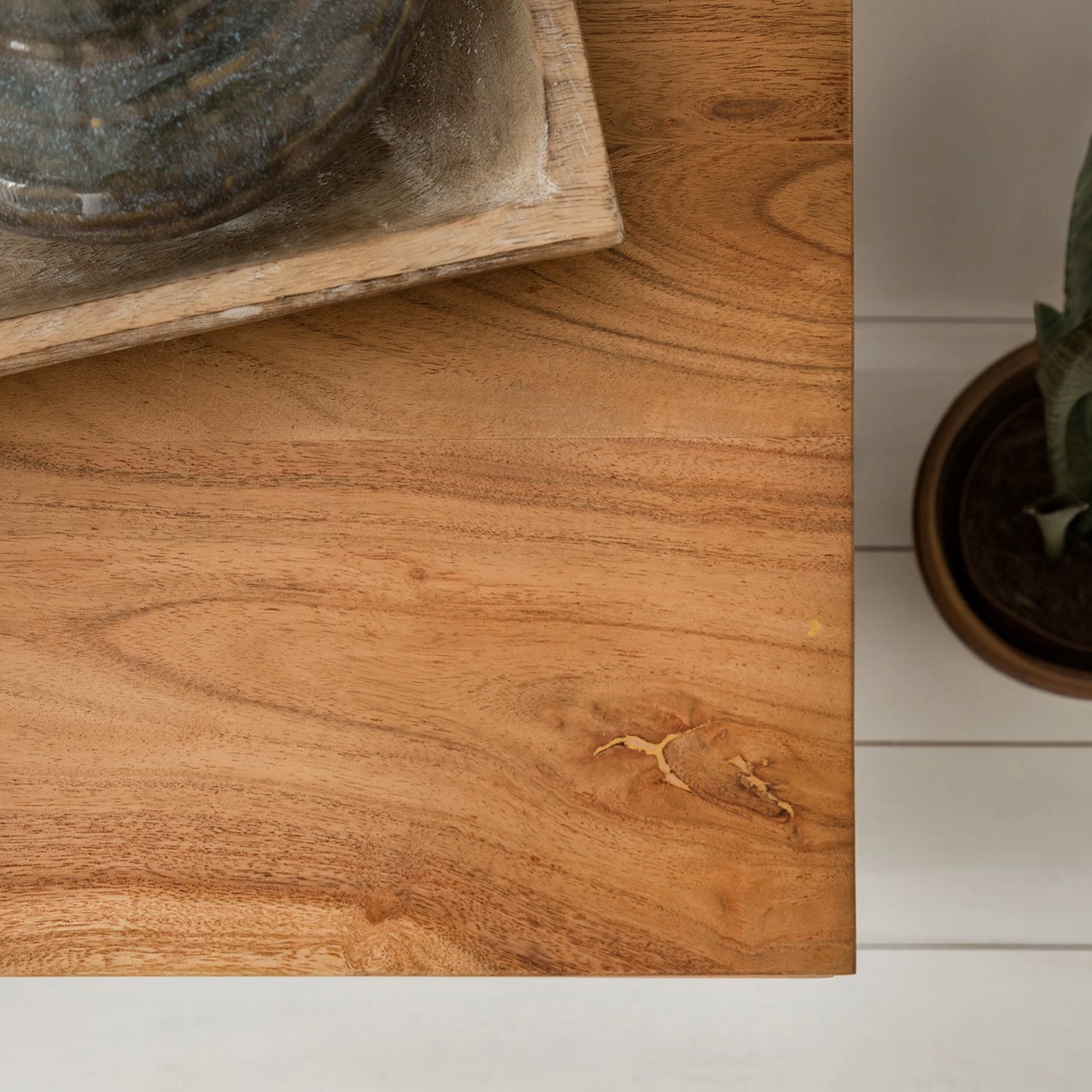 Ars Natura Sideboard Vardo - Akazie massiv / Metall - Akazie / Schwarz 22 Ars Natura Sideboard Vardo - Akazie massiv / Metall - Akazie / Schwarz – Bild 20