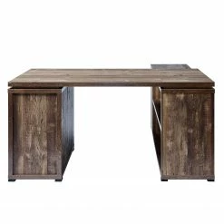 Jahnke Schreibtisch CLB 355 E - Eiche Dunkel Dekor / Schwarz -BÜROMÖBEL Verkaufsgeschäft 1000168493 190328 12554900028 GALLERYIMAGES P000000001000168493