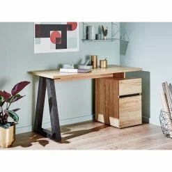 Jahnke Schreibtisch CLUB C 140 - Eiche Dekor -BÜROMÖBEL Verkaufsgeschäft 1000168496 190402 11294900007 MOOD GALLERYIMAGES P000000001000168496 mood