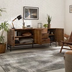 Ars manufacti Sideboard Grasby II - Altholz Pinie / Metall - Pinie Dunkel / Schwarz 19 Ars manufacti Sideboard Grasby II - Altholz Pinie / Metall - Pinie Dunkel / Schwarz -BÜROMÖBEL Verkaufsgeschäft 1000168548 191126 17373400006 MOOD DETAILS P000000001000168548 mood