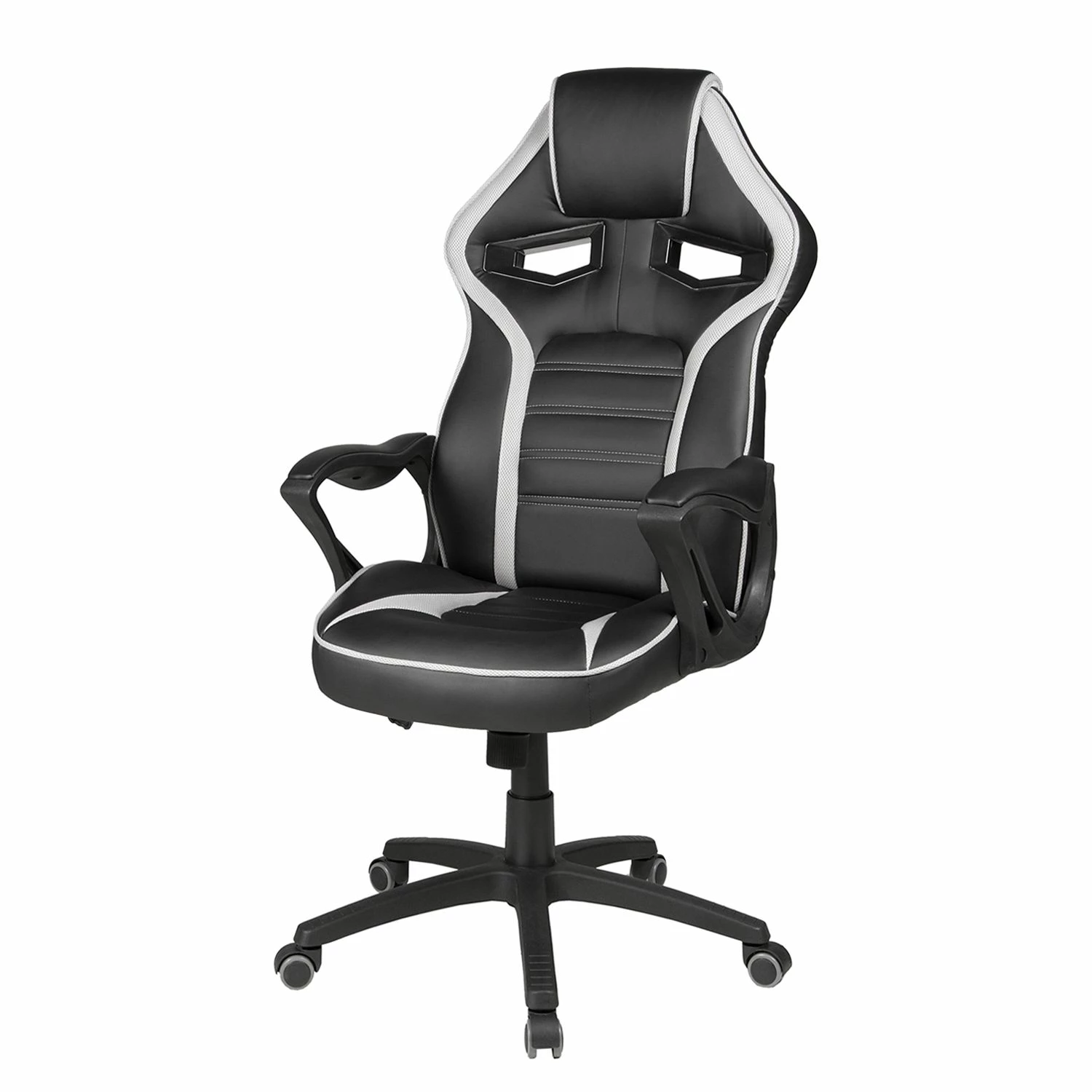 Duo Collection Gaming Chair Splash - Kunstleder / Kunststoff - Schwarz / Hellgrau 3 Duo Collection Gaming Chair Splash - Kunstleder / Kunststoff - Schwarz / Hellgrau