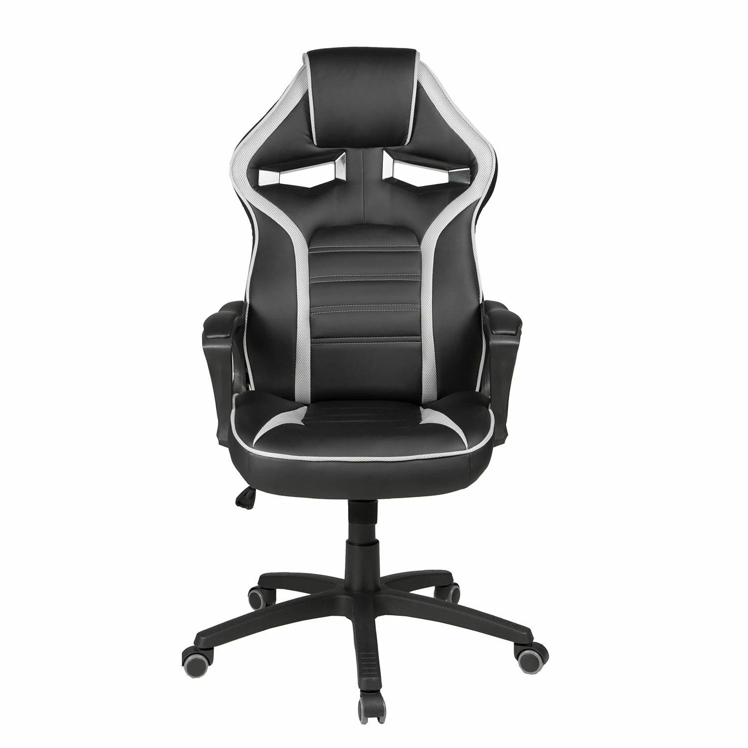 Duo Collection Gaming Chair Splash - Kunstleder / Kunststoff - Schwarz / Hellgrau 5 Duo Collection Gaming Chair Splash - Kunstleder / Kunststoff - Schwarz / Hellgrau – Bild 3
