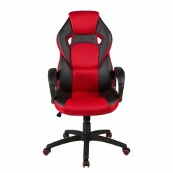 Duo Collection Gaming Chair Samu - Kunstleder / Kunststoff - Schwarz / Rot -BÜROMÖBEL Verkaufsgeschäft 1000168573 190403 07190100029 GALLERYIMAGES P000000001000168573