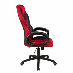 Duo Collection Gaming Chair Samu - Kunstleder / Kunststoff - Schwarz / Rot -BÜROMÖBEL Verkaufsgeschäft 1000168573 190403 07190100031 GALLERYIMAGES P000000001000168573
