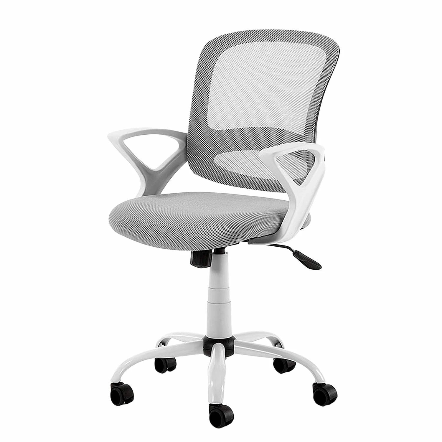 Loftscape Bürodrehstuhl Douglin - Mesh / Kunststoff - Hellgrau / Weiß 3 Loftscape Bürodrehstuhl Douglin - Mesh / Kunststoff - Hellgrau / Weiß