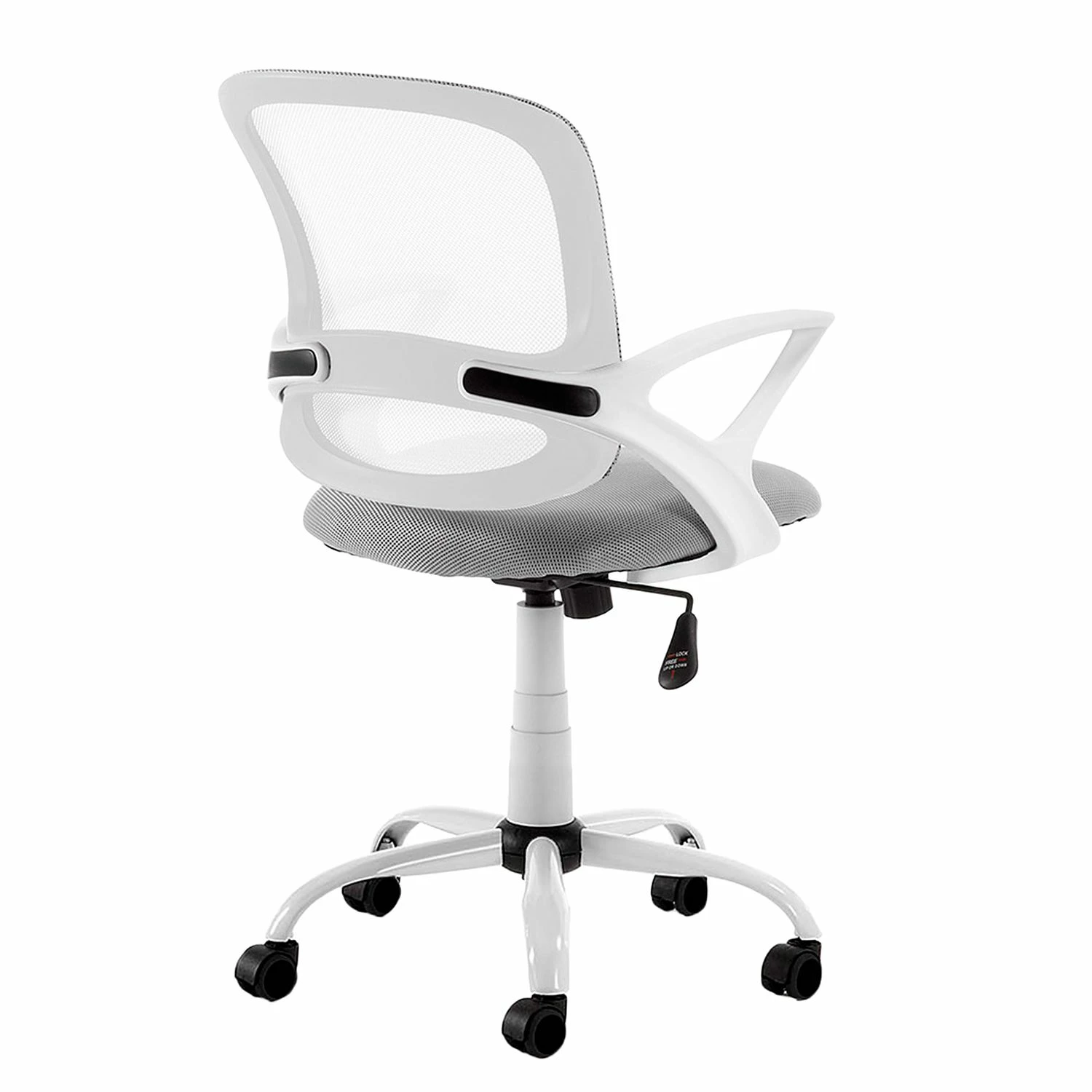 Loftscape Bürodrehstuhl Douglin - Mesh / Kunststoff - Hellgrau / Weiß 6 Loftscape Bürodrehstuhl Douglin - Mesh / Kunststoff - Hellgrau / Weiß – Bild 4