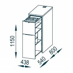 Maja Möbel Container eDJUST II - Hochglanz Weiß / Eiche Riviera Dekor 19 Maja Möbel Container eDJUST II - Hochglanz Weiß / Eiche Riviera Dekor -BÜROMÖBEL Verkaufsgeschäft 1000170532 190423 11481700032 GALLERYIMAGES P000000001000170532