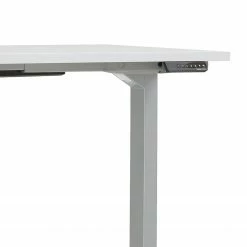 Maja Möbel Schreibtisch eDJUST I - Hellgrau / Platingrau -BÜROMÖBEL Verkaufsgeschäft 1000170535 190423 11481800053 GALLERYIMAGES P000000001000170535