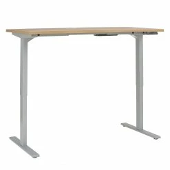 Maja Möbel Schreibtisch eDJUST III - Eiche Riviera Dekor / Platingrau -BÜROMÖBEL Verkaufsgeschäft 1000170540 190423 11482000086 GALLERYIMAGES P000000001000170540