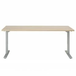 Maja Möbel Schreibtisch eDJUST II - Eiche Sonoma Dekor / Platingrau -BÜROMÖBEL Verkaufsgeschäft 1000170544 190423 11482100099 GALLERYIMAGES P000000001000170544