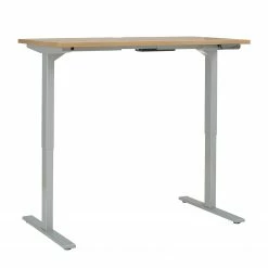 Maja Möbel Schreibtisch eDJUST I - Eiche Riviera Dekor / Platingrau -BÜROMÖBEL Verkaufsgeschäft 1000170562 190423 11483100223 GALLERYIMAGES P000000001000170562