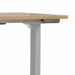 Maja Möbel Schreibtisch eDJUST I - Eiche Riviera Dekor / Platingrau -BÜROMÖBEL Verkaufsgeschäft 1000170562 190423 11483100224 GALLERYIMAGES P000000001000170562