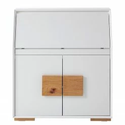 Loftscape Sekretär Deanes - Risseiche teilmassiv - Weiß / Risseiche -BÜROMÖBEL Verkaufsgeschäft 1000170727 200925 11015600015 DETAILS P000000001000170727