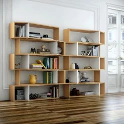 Temahome Regal One - Eiche / Weiß -BÜROMÖBEL Verkaufsgeschäft 1000172901 190426 18195600043 MOOD GALLERYIMAGES P000000001000172901 mood