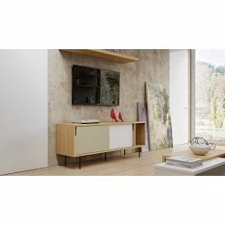 Temahome Sideboard Noa II - Weiß / Steingrau - Eiche -BÜROMÖBEL Verkaufsgeschäft 1000172913 201016 13360000506 MOOD DETAILS P000000001000172913 mood