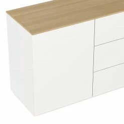 Temahome Sideboard Join II - Eiche / Weiß -BÜROMÖBEL Verkaufsgeschäft 1000172925 201016 13384800578 DETAILS P000000001000172925