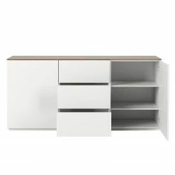 Temahome Sideboard Join II - Walnuss / Weiß -BÜROMÖBEL Verkaufsgeschäft 1000172934 201016 13405000630 DETAILS P000000001000172934