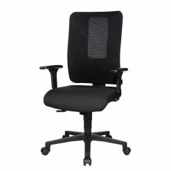 Topstar Bürodrehstuhl Open X - Mesh / Webstoff - Schwarz