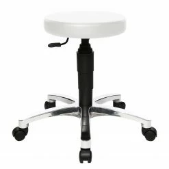 Topstar Bürohocker Tec 70 - Kunstleder - Chrom - Weiß
