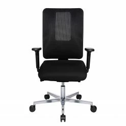 Topstar Bürodrehstuhl Sitness Open X Deluxe I - Mesh / Webstoff - Schwarz / Chrom -BÜROMÖBEL Verkaufsgeschäft 1000173810 190517 10330700102 GALLERYIMAGES P000000001000173810