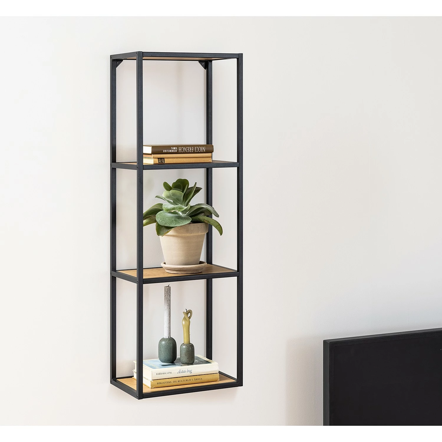 Red Living Regal Coogee V - Wildeiche Dekor / Schwarz 4 Red Living Regal Coogee V - Wildeiche Dekor / Schwarz – Bild 2