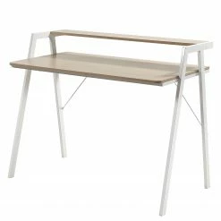 Norrwood Schreibtisch Heusy - Eiche Dekor / Weiß