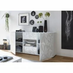 LC Spa Sideboard Prisma II - Hochglanz Weiß -BÜROMÖBEL Verkaufsgeschäft 1000177718 201029 08363300305 MOOD DETAILS P000000001000177718 mood