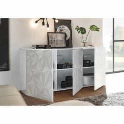 LC Spa Sideboard Prisma I - Hochglanz Weiß - Breite: 181 cm -BÜROMÖBEL Verkaufsgeschäft 1000177723 201029 08373900323 MOOD DETAILS P000000001000177723 mood
