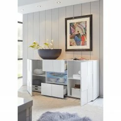 LC Spa Sideboard Dama II - Hochglanz Weiß -BÜROMÖBEL Verkaufsgeschäft 1000177744 190626 12404600080 MOOD GALLERYIMAGES P000000001000177744 mood