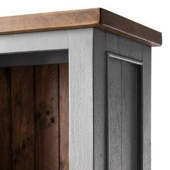 Maison Belfort Bücherregal Balignton II - Kiefer massiv - Grau / Kiefer -BÜROMÖBEL Verkaufsgeschäft 1000177769 211116 12502700201 DETAILS P000000001000177769