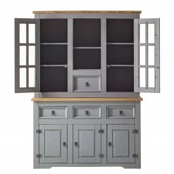 Maison Belfort Sideboard Finca Rustica - Kiefer massiv - Kiefer Grau -BÜROMÖBEL Verkaufsgeschäft 1000178029 200417 12540200007 DETAILS P000000001000178029