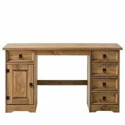 Maison Belfort Schreibtisch Finca Rustica I - Kiefer massiv - Kiefer Natur -BÜROMÖBEL Verkaufsgeschäft 1000178037 200212 13141800064 DETAILS P000000001000178037