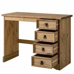 Maison Belfort Schreibtisch Finca Rustica II - Kiefer massiv - Kiefer Natur -BÜROMÖBEL Verkaufsgeschäft 1000178045 200214 10122000010 DETAILS P000000001000178045
