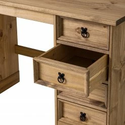 Maison Belfort Schreibtisch Finca Rustica II - Kiefer massiv - Kiefer Natur -BÜROMÖBEL Verkaufsgeschäft 1000178045 200214 10122000012 DETAILS P000000001000178045